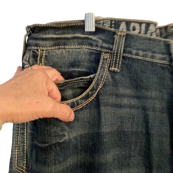 Ariat Medium Wash M5 Slim Straight Jeans - Picture 9 of 15